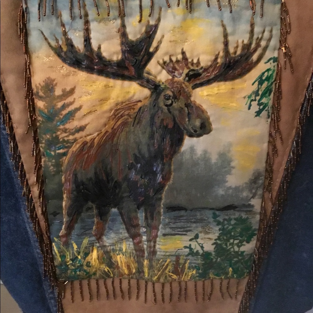 Denim moose jacket - Picture 8 of 8